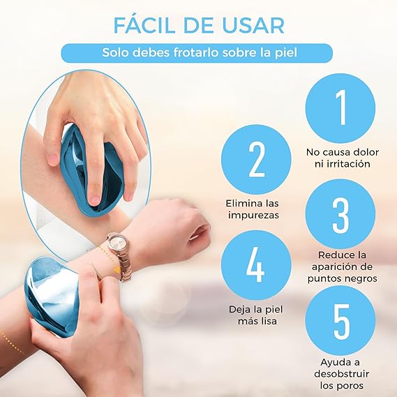 PIEDRA DEPILADORA DE CRISTAL EXFOLIANTE
